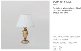 Veioza, lampa de masa FIRENZE TL1 ORO