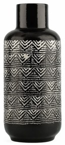 Vaza din ceramica YL711 Zuba , alb-negru