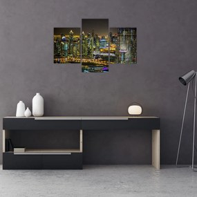 Tablou cu oraș nocturn (90x60 cm)