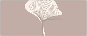 Tablou - Frunze bej N⁰3 (120x50 cm)