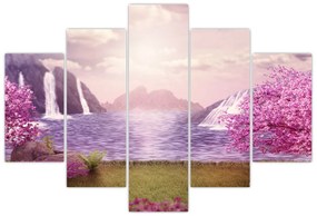 Tablou cu lac (150x105 cm)