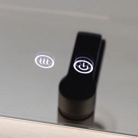 Brilagi - Oglindă de baie cu LED reglabilă, cu încălzire anti-abur și iluminare integrată DIANA LED/17W/230V 60x60 cm IP44