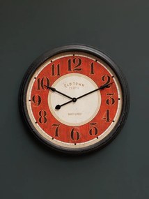 Ceas de perete, din metal, aspect vintage, Target