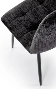Scaun K547 stofa negru H87 cm