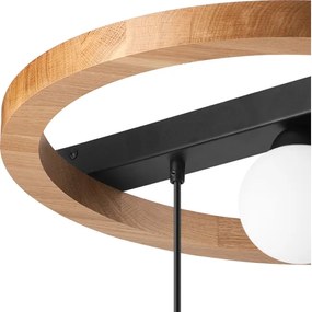 Lustră pe cablu OTIS 2xG9/5W/230V + 2xE27/15W/230V stejar