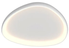 Plafoniera LED dimabila design slim Axel alba 60cm