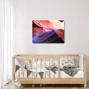 Tablou pe sticlă - nisip colorat (70x50 cm)