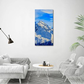 Tablou pe pânză canvas Munți în timpul iernii