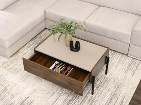 Măsuță de cafea Bertina M (bej + negru). 1111576