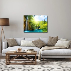 Tablou - cascadele în djunglă (70x50 cm)