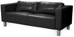Canapea trei locuri Valiano III (negru). 616138