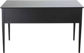 Birou lemn masiv gri Noir Antracit, 132 × 70 × 78 cm