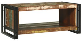 vidaXL Masă de cafea 90x50x38 cm Lemn recuperat