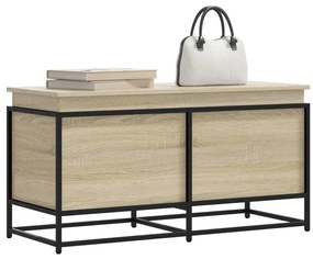 vidaXL Cutie depozitare stejar sonoma 100x40x51,5 cm lemn prelucrat