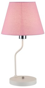 Lampă de masă YORK 1xE14/60W/230V roz/albă