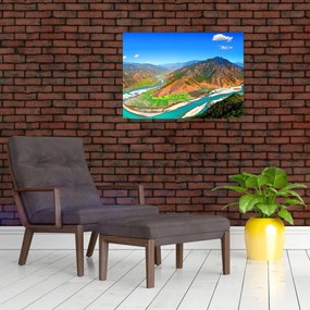 Tablou pe sticlă - Râul Yangtze (70x50 cm)