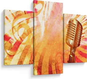 Tablou - Microfon retro (90x60 cm)
