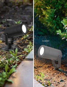 Tarus cu Proiector pentru iluminat exterior Outdoor 5010BK SRT
