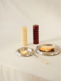 Farfurii argintii 2 buc. din oțel inoxidabil ø 28 cm Roto – noo.ma