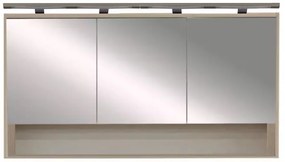 Dulap superior cu oglindă Luna 120, ulm Rauna