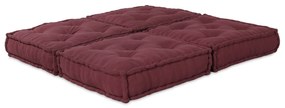vidaXL Perne Modulare , 2 piese, Material Vișiniu