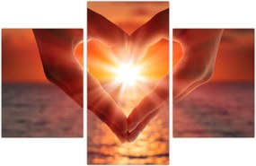 Tablou - Soare în inimă (90x60 cm)