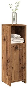 vidaXL Dulap de baie, lemn vechi, 30x30x95 cm, PAL