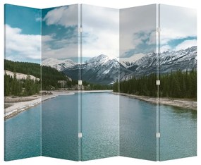 Paravan - Peisaj montan (210x170 cm)