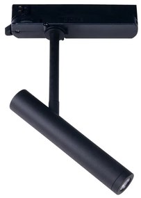 Spot LED directionabil pentru sina trifazata MAXLIGHT, PISTOL negru