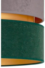 Plafonieră Duolla DUO 1xE27/15W/230V d. 40 cm gri/verde/auriu