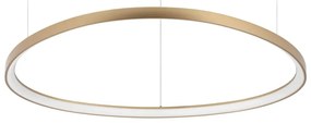 Lustra LED suspendata design circular Gemini sp d105 on-off 2700k aurie