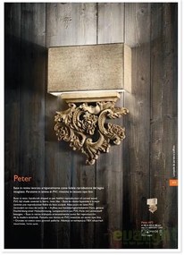 Aplica de perete fabricat manual PETER AP2 075211