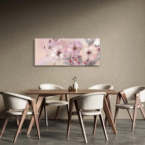 Tablou - Colaj de artă cu fluturi (120x50 cm)