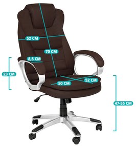 Scaun de birou directorial RELAX-maro