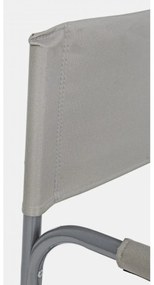 Scaun pentru gradina, Olbia, Bizzotto, 55x47x78 cm, pliabil, otel/poliester, gri