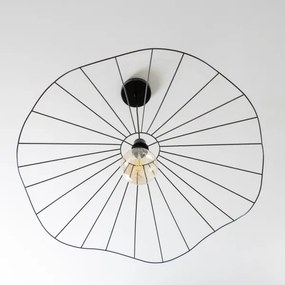 Brilagi - Lustră LED suspendată pe cablu CERIA WIRE 1xE27/40W/230V Ø 80 cm neagră