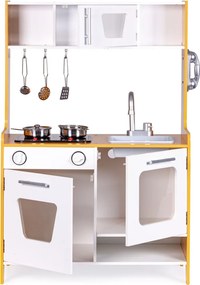 Bucătărie de jucărie din lemn cu sobe multimedia
