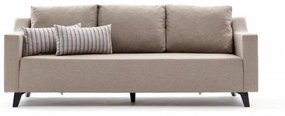 Canapea Extensibilă cu 3 Locuri Doga 3-Seat, Crem