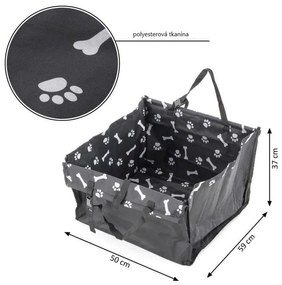 Geantă pentru câini GARTHEN+covor de răcire, 50 x 59 x 37 cm