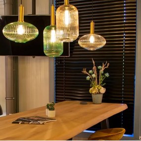 Lustră pe cablu MALOTO 1xE27/40W/230V d. 30 cm verde Lucide 45386/30/33