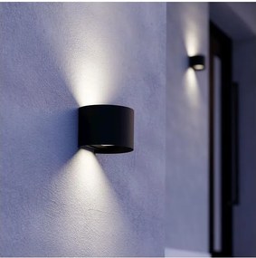 Eglo 901844 - Aplică LED de exterior CALPINO 2xLED/2,8W/230V IP54 neagră