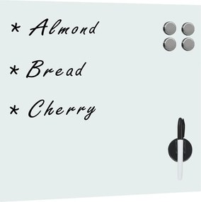 vidaXL Tablă magnetică de perete, 50 x 50 cm cm, sticlă