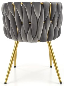 Scaun de bucaterie Naomi, gri
