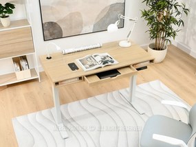 Masă PC Osto 120 (sonoma + alb). 1109831