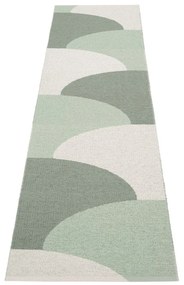 Covor tip traversă pentru interior și exterior verde 70x270 cm Hill Army Misty Mint – Pappelina