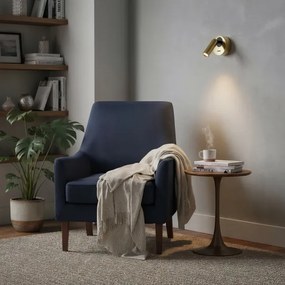 Spot LED de perete Ideal Lux BEAN LED/3W/230V alamă