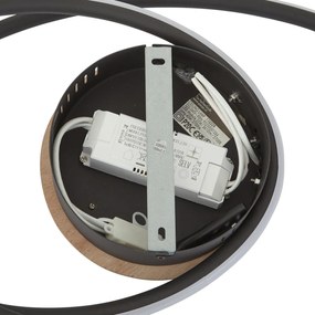 Plafonieră de design din lemn, cu LED, cu dimmer în 3 trepte - Rowan