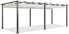 Terasă independentă pergolă Tenerife 3x6 m cremă