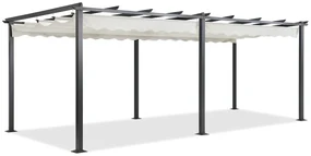 Terasă independentă pergolă Tenerife 3x6 m cremă