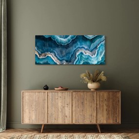 Tablou - Detaliu de acvamarin (120x50 cm)